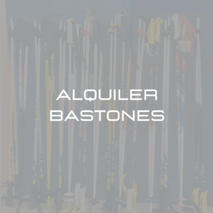 ALQUILER BASTONES