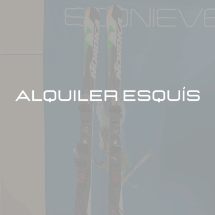 ALQUILER ESQUIS