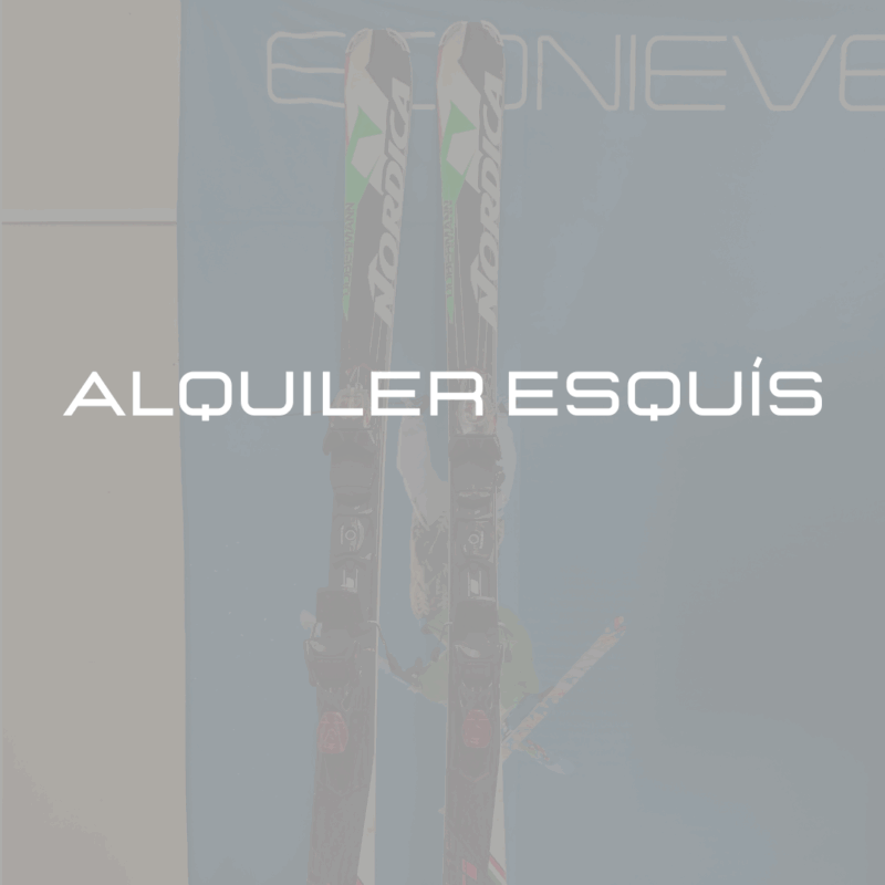 ALQUILER ESQUÍS