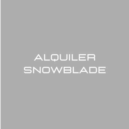 ALQUILER SNOWBLADE