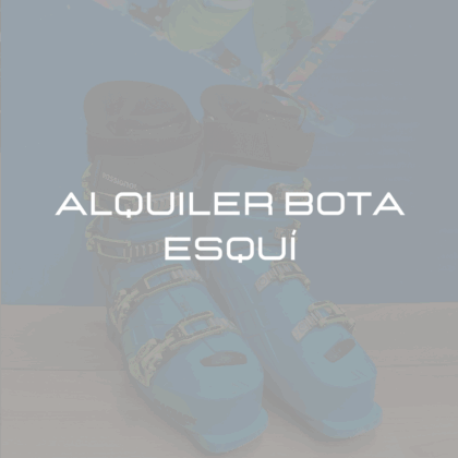 ALQUILER BOTAS ESQUI